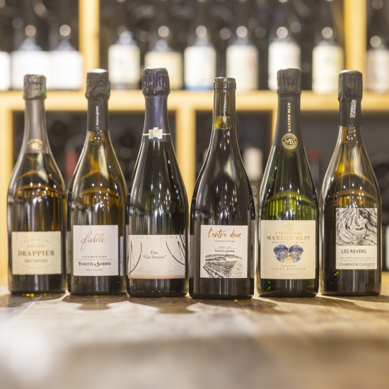 L\'entre-deux 2019 box 6 bouteilles Champagne